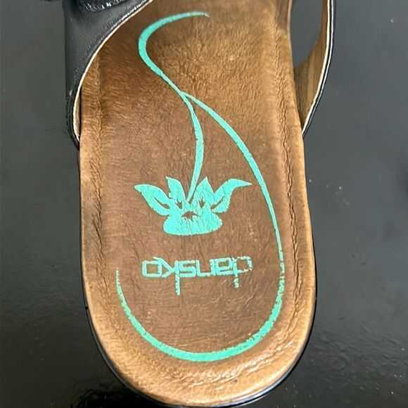 Dansko Black Straps Sandals Sz 40 - Picture 7 of 9